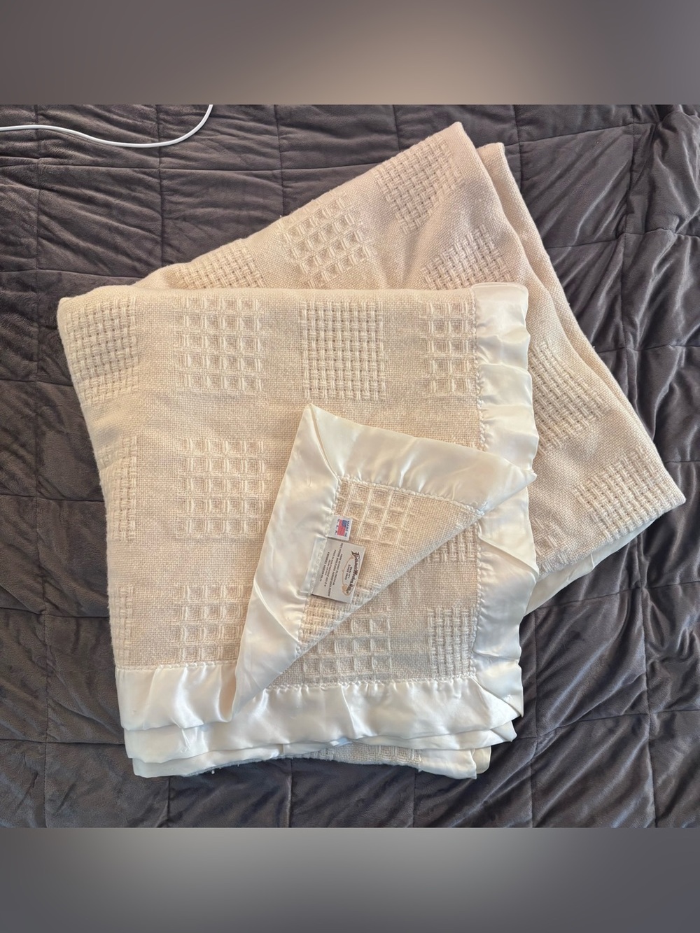 Faribault Woolen Mills Vintage Merino Wool Blanket Queen